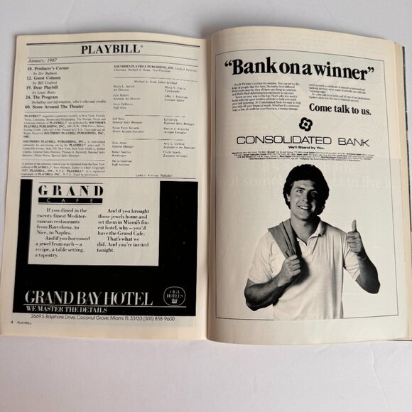 Cats December 23, 1986 Miami Beach Theater of the Perf Arts 62 pgs. Jan. 1987 Ed - Picture 3 of 12